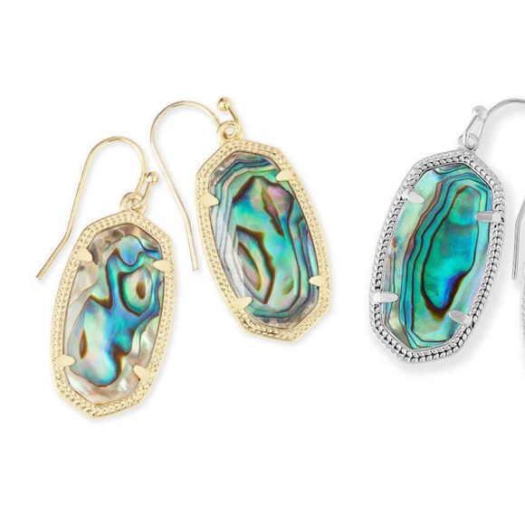New Kendra Scott Dani Abalone Shell Earrings - Picture 6 of 9